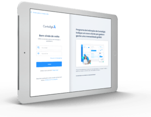 Login Plataforma de Contabilidade Onlinte ContaÁgil
